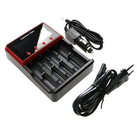 Df-mdh6e Cameron Sino Battery Charger For 13450 14500 16500 18350 18500 Aa Aaa With Euro Ac Cord And Car