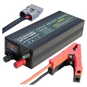 C85a Capacity.li 85a 14.6v Car Battery Charger Intelligent Smart