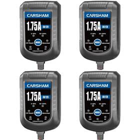 Bc01 Carsham 4-pack Trickle Battery Charger 6v 12v Smart Float Automatic