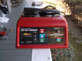 50start Cen-tech 145129748980 50 Amp Start 2/10 Charge Battery Charger Great Condition
