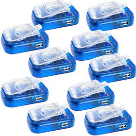 Centenex Electronics 811339017559 10 Pack Travel Universal Battery Charger For 2.8v 4.2v With Usb Port 200 3000mah