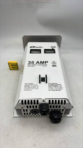 9q-24355hq-a Charles Hq Series Battery Charger In 120vac Out 24vdc 35a Used