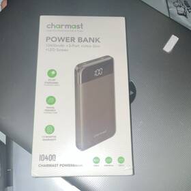 W1046 Charmast 10400mah Ultra Slim Power Bank Led Screen Usb-c Usb-micro Usb-a