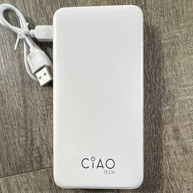 Cpbzf00-023 Ciao Tech 10000mah Power Bank White Usb Type-c 5v