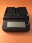 Cj1101 Prospec Twin Channel Battery Charger Lcd Display Dual Bay For