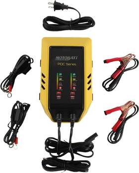 Pdc2x2a Complete Tractor New 12v 2 Bank Charger/maintainer For Universal Products