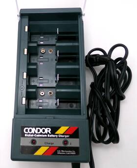 Condor 840240435732 Ni-cd Battery Charger Cat No 5000 Vintage 1987 Multi Bay Tested