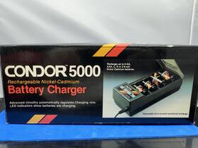 Ctk-100s Condor New 5000 Rechargeable Nickel-cadmium Battery Charger Aa/aaa/c/d/9v