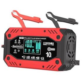 10cd Corebox Battery Charger 10-amp 12v/24v Smart Trickle For Car -