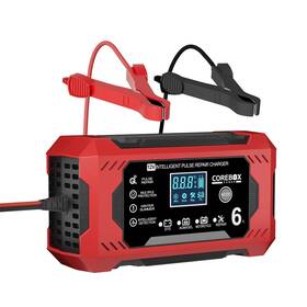 Corebox 762949307793 Battery Charger 6-amp 12v Automatic Smart Trickle Mai