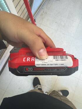 Sb1108451 Craftsman 946530 Lithium Ion Battery 20v Max