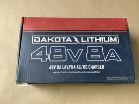 48v8a Dakota Lithium 48v 8a Lifepo4 Battery Charger Black Ac Dc Mains