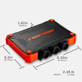 Pxl100bkhv Dark Energy Poseidon Xl Power Bank Phone Laptop Portable Battery Charger