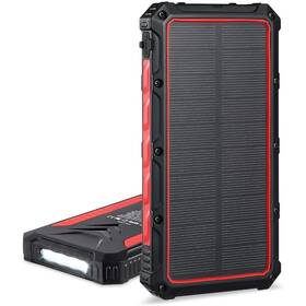 Dartwood 895230313435 16000mah Solar Power Bank - Wireless Charger For Apple Iphone And Android Phones