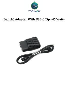 T6v87 Dell Ac Adapter With Usb-c Tip - 45 Watts 20 Volts 2.5 Amperes