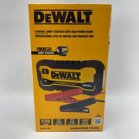 Dxaelj18c Dewalt New 1800 Peak Amp Li-ion Jump Starter W / Usb Power