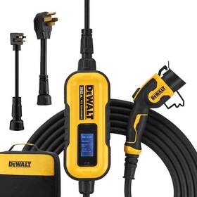 Dxpaev032 Dewalt Level-2 Portable Electric Vehicle Ev Charger Up To 32 Amps 120-240-volt