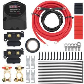Dewinner 761064723785 12v 140amp Dual Battery Isolator Kit Manual/auto Modes Vsr-voltage S