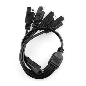 Saepec-1t4-40cm-1 Dgzzi Sae Power Extension Cable 40cm 18awg Y Splitter 1 To 4