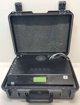 Rpu7000a0001b Diversified Technology Cased Dual 12 Volt Battery Pack With Charger