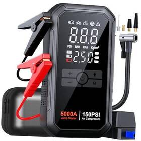 5000a Dongguan Qianyu Electronic Technology Co. Ltd 733506520078 Car Battery Jump Starter With Air Compressor 150psi