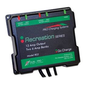 Dual Pro 738562000151 Rs2 Recreation Series Charger - Two 6a Banks