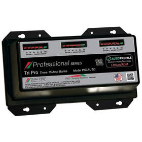Ps3auto Dual Pro 738562002889 Ps3 Auto 15a - 3-bank Lithium/agm Battery Charger
