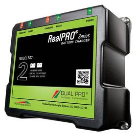 Dual Pro 738562201527 Rs2 Realpro Series Battery Charger 2 Independent 12v 6 Amp Banks