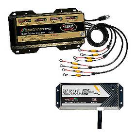Bos12v2 Dual Pro Ss4 4 Bank Battery Charger With 2 B.o.s. Ss4/bos12v2 Free