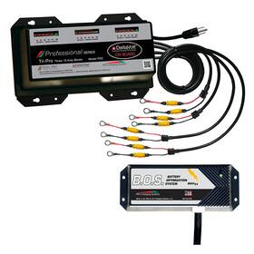 Bos12v3 Dual Pro Ps3/bos12v3 Ps3 Battery Charger 3-bank Bos System 12v Marine Boat Charging
