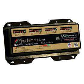 Ss4auto Dual Pro Sportman Series Autoprofile 40a 4-bank Battery Charger