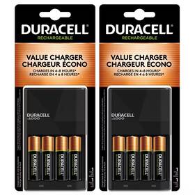 Duracell 313046745782 Rechargeable Ion Speed 1000 Nimh Battery Charger With Aa Batteries Included 8-p
