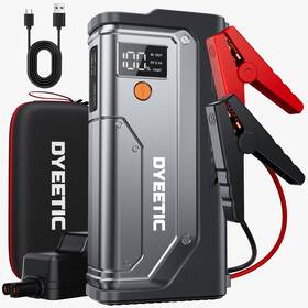 D16-16800 Dyeetic Car Jump Starter 5000a Portable Battery Pack For 10.0l Black