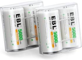 Ready2use Ebl 445025274211 C Batteries High Energy 5000mah Rechargeable Battery Cells 4 Co