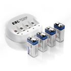 Ebl-4bay9v-9v 4 Ebl Bay Lithium Ion Battery Charger Packs Rechargeabl