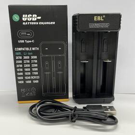 Ebl 744759294463 Smart Rapid Battery Charger For Rechargeable 3.7v/3.6v Li-ion Imr Batteries