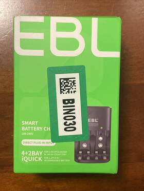 Ebl-802 Ebl 795274663470 Charger For Double A Aa Triple Aaa 9v Nimh Nicd Rechargeable Batteries