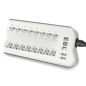 C9041uw Ebl Aa Aaa Battery Charger 8 Slot Independent For Nimh Nicd Recharge