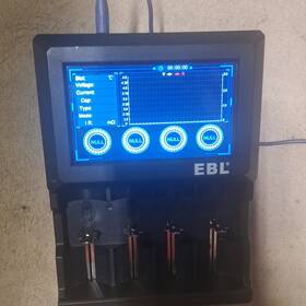 Ebl Ebl-c908 4-slot Mains Battery Charger Aa Aaa C D Us Plug