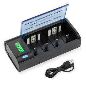 R20-r14 Ebl Lot C D Size Rechargeable Batteries 5000 10000mah Nimh / Charger Built-in Usb