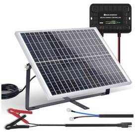B0f53fw516 Eco-worthy 25w 12v Solar Battery Charger Trickle Maintainer Waterproof Kit