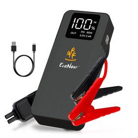 6000a Econour Et08 Car Jump Starter 12v Portable Battery Booster For All Gas &... Fas