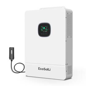 Mlv-10kw Ecosolli 10000w Solar Hybrid Inverter 48v Dc To 120v-240v Ac Single 200a Mppt
