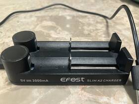 Nk2a10 Efest Slim K2 Battery Charger 5v/2000ma With Usb Cable Included