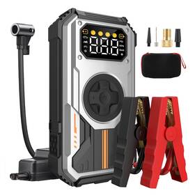Pd-270 Eigotrav Car Battery Jump Starter With Air Compressor Rechargeable Jumper Portabl