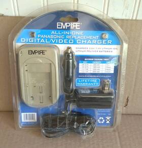 Empire 009322005595 All-in-one Panasonic Digital Camera Video Lithium Battery Charger