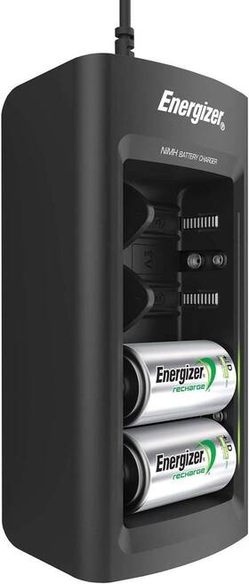 Energizer Batteries- Consumables 445015467487 Recharge Universal Charger For Nimh Rechargeable Aa Aaa C D And 9v