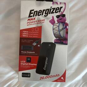 Ue20035c Energizer 20000mah Power Bank Lcd Display Usb-c Usb-a Lithium Polymer