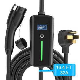 14-50p Evconn 658370841268 Level 2 Ev Charger 32a 250v 16.4ft Nema Home Portable El