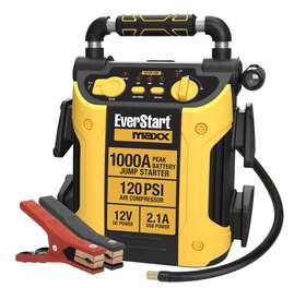 J5c09e Everstart Maxx 1000 Peak Amp Jump Starter With Compressor